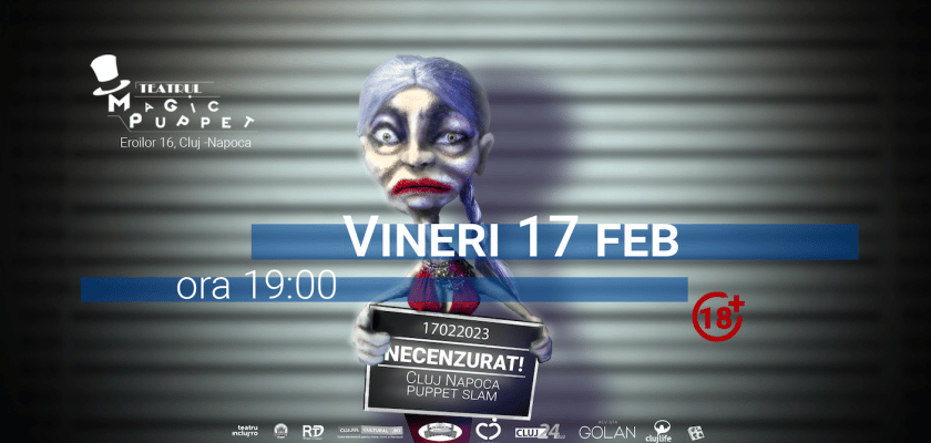 Primul eveniment Puppet Slam din Cluj-Napoca are loc la Magic Puppet