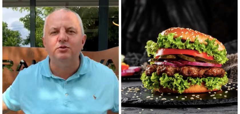 Avram Gal pregatete burgerul de 6000 de euro