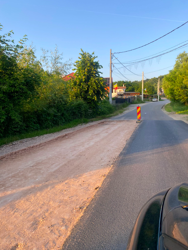 Pericol public pe drumul Faget - Ciurila