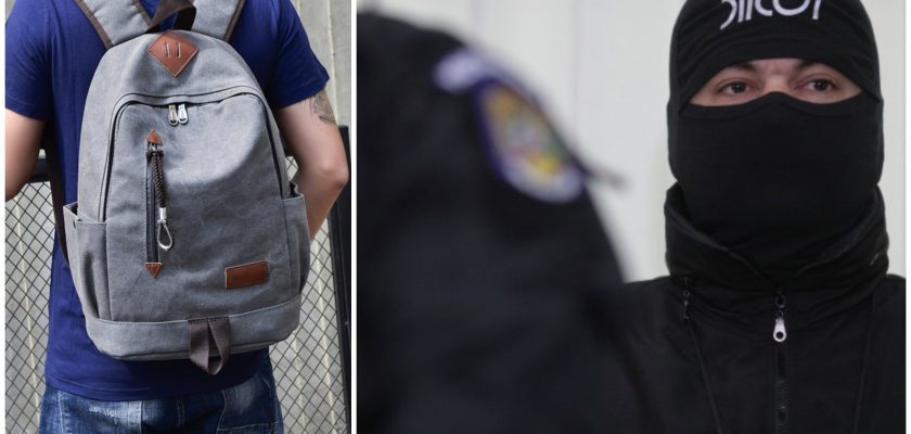 Prins cu aproape 1 kg de droguri in rucsac