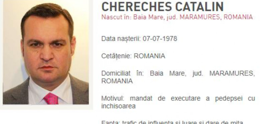 Catalin Chereches, dat in urmarire generala