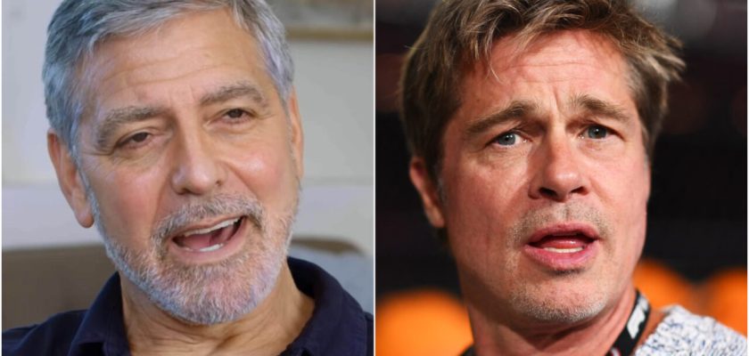 George Clooney l-a înțepat pe „frumosul” Brad Pitt: „Nu arată atât de bine…”