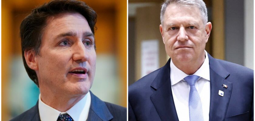 Iohannis a discutat cu premierul canadian Justin Trudeau despre NATO