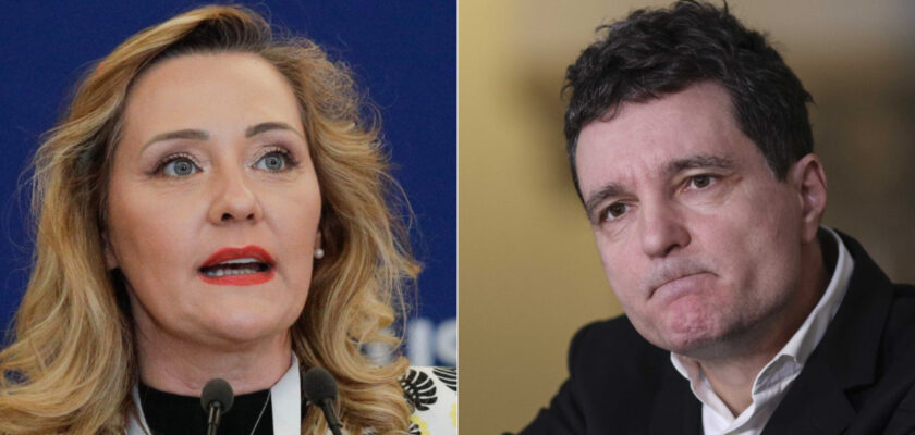 Moment tensionat. Elena Lasconi l-a făcut mincinos pe Nicușor Dan și l-a pus să jure pe Biblie. Ce a răspuns candidatul independent