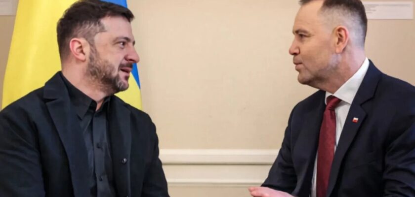 Discuție importantă de peste o oră între Zelenski și președintele Poloniei, în plină criză diplomatică